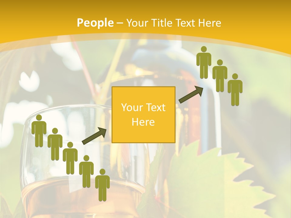 Harvest Vertical Plant PowerPoint Template