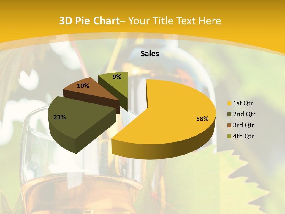 Harvest Vertical Plant PowerPoint Template