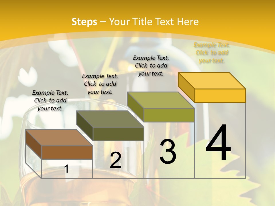 Harvest Vertical Plant PowerPoint Template