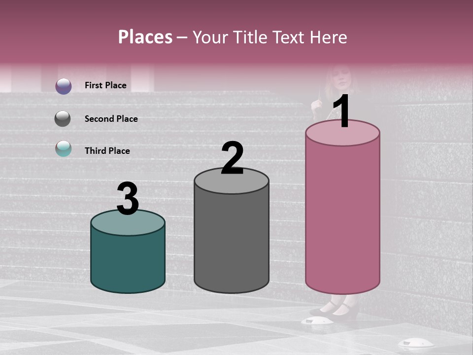 Beautiful Lonely Pensive PowerPoint Template