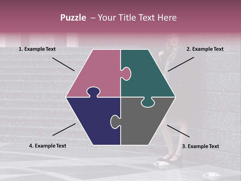 Beautiful Lonely Pensive PowerPoint Template