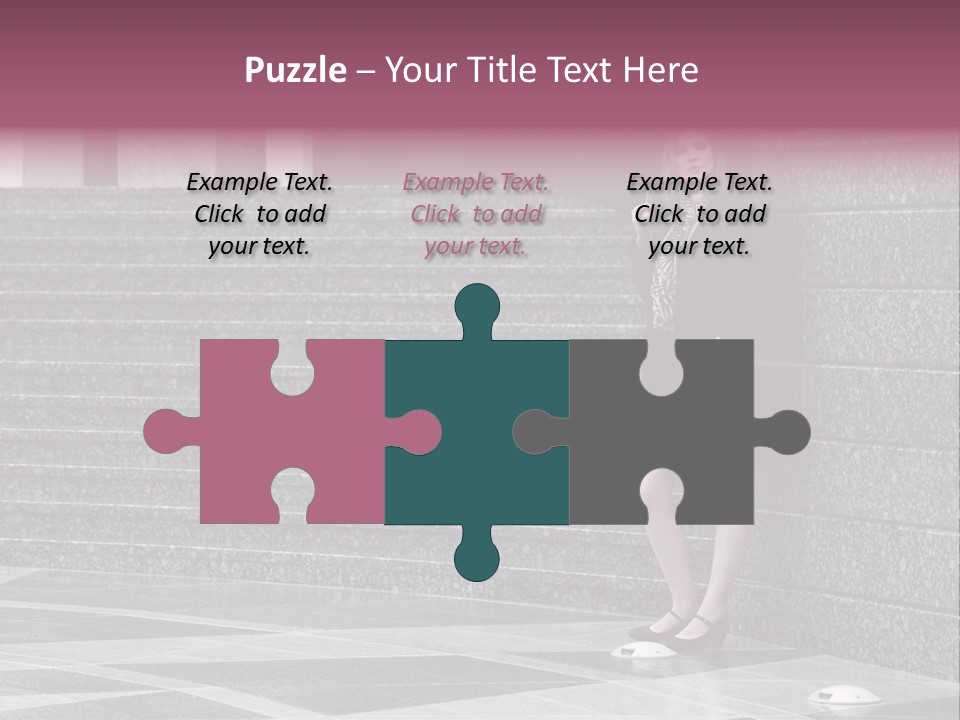 Beautiful Lonely Pensive PowerPoint Template