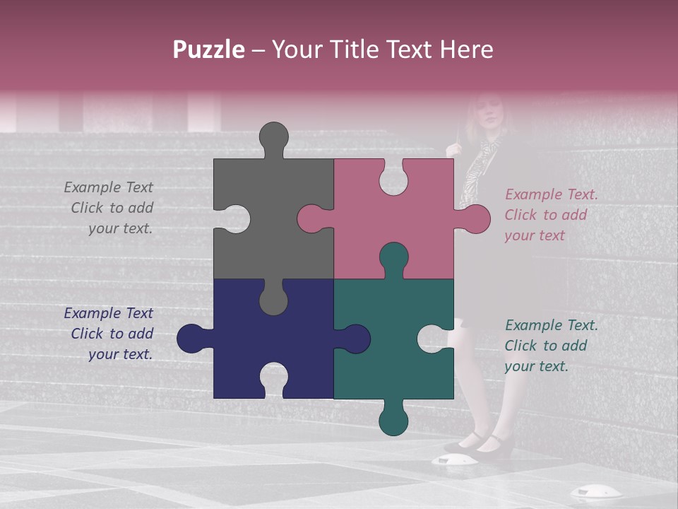 Beautiful Lonely Pensive PowerPoint Template