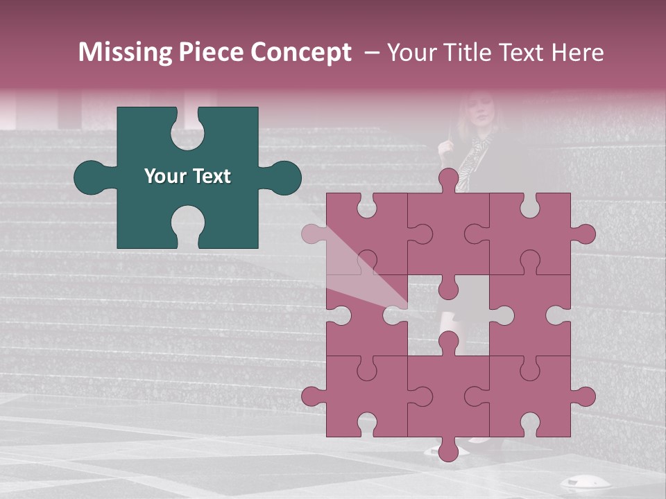 Beautiful Lonely Pensive PowerPoint Template