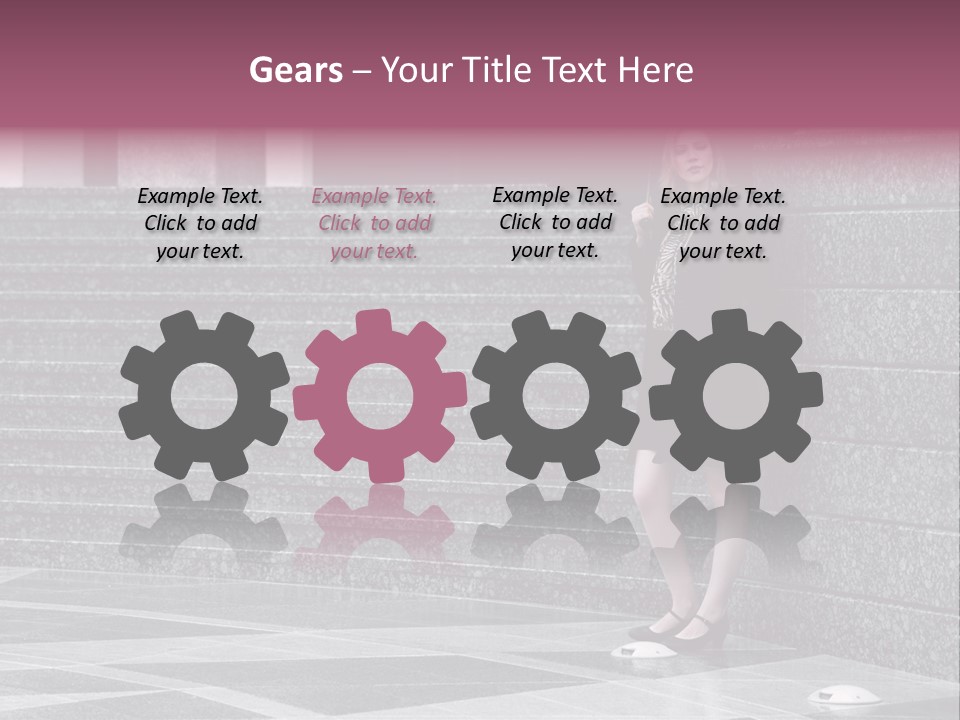 Beautiful Lonely Pensive PowerPoint Template