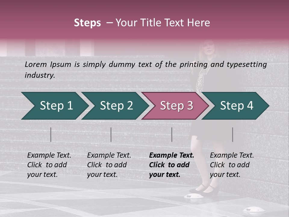 Beautiful Lonely Pensive PowerPoint Template
