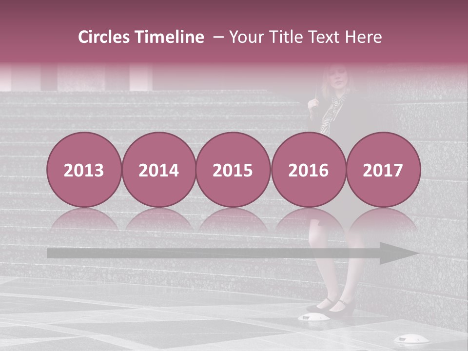 Beautiful Lonely Pensive PowerPoint Template