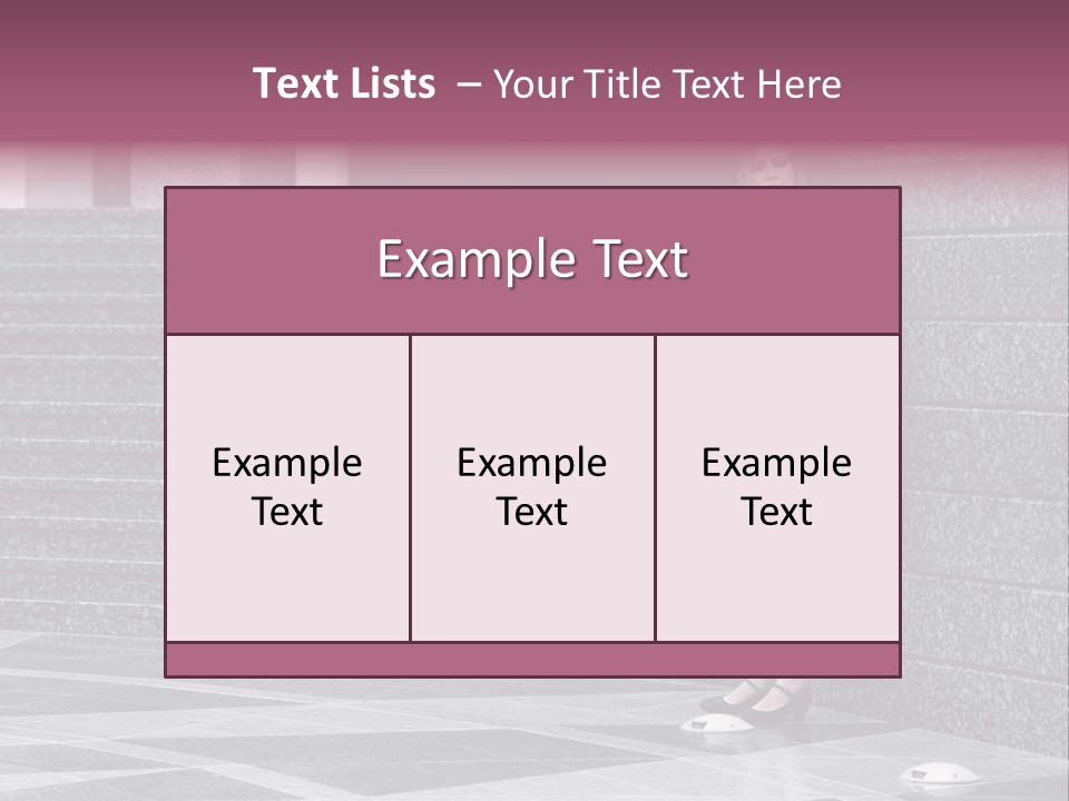Beautiful Lonely Pensive PowerPoint Template