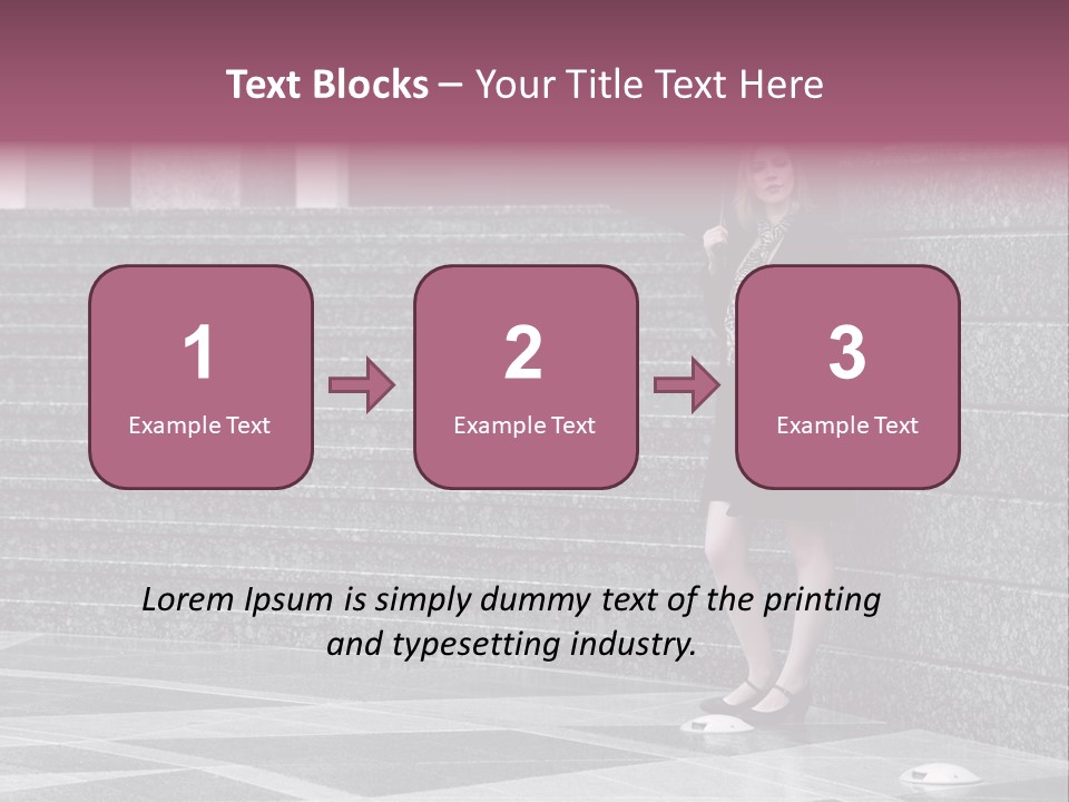 Beautiful Lonely Pensive PowerPoint Template