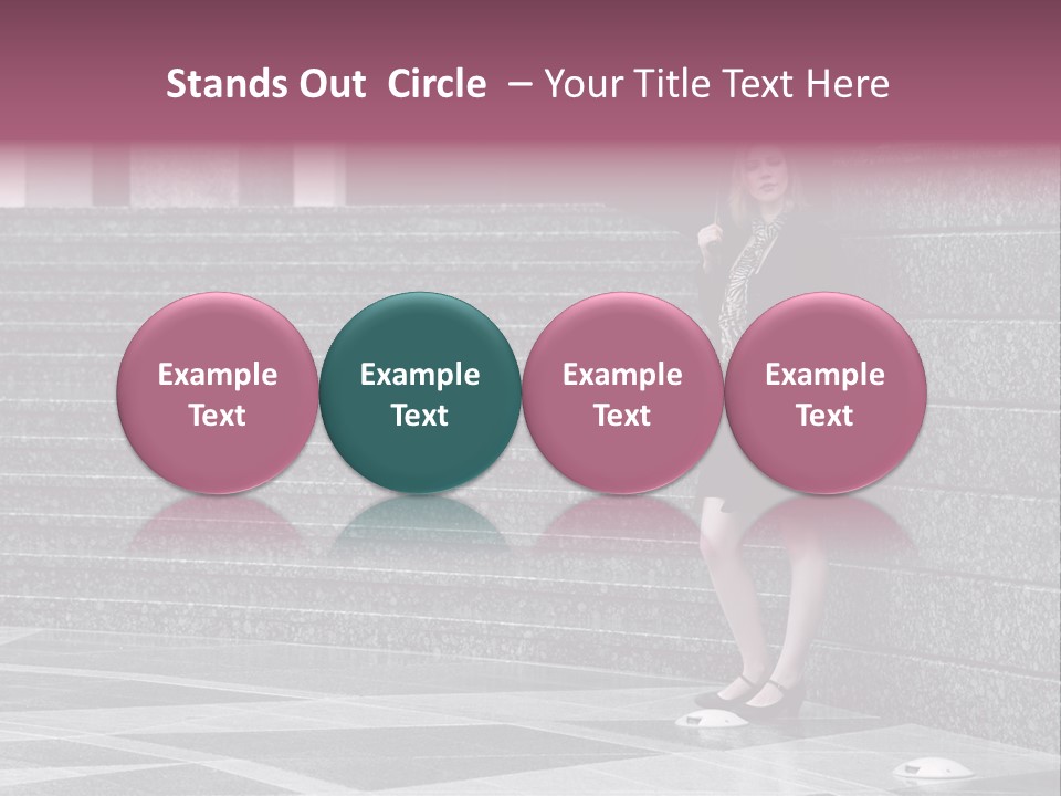 Beautiful Lonely Pensive PowerPoint Template