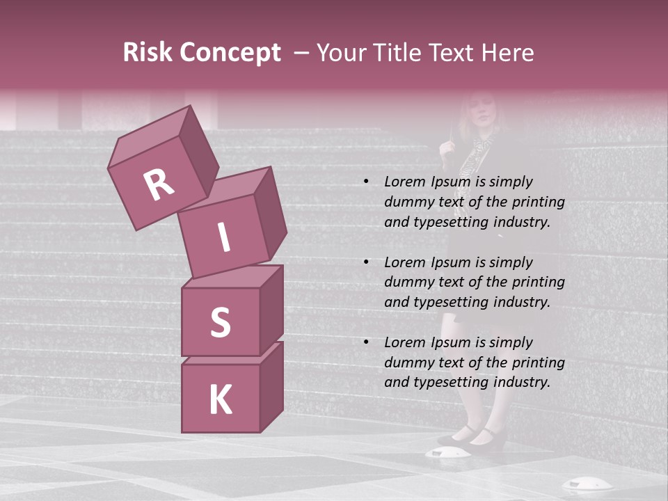 Beautiful Lonely Pensive PowerPoint Template