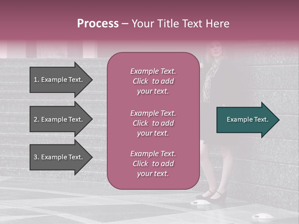 Beautiful Lonely Pensive PowerPoint Template