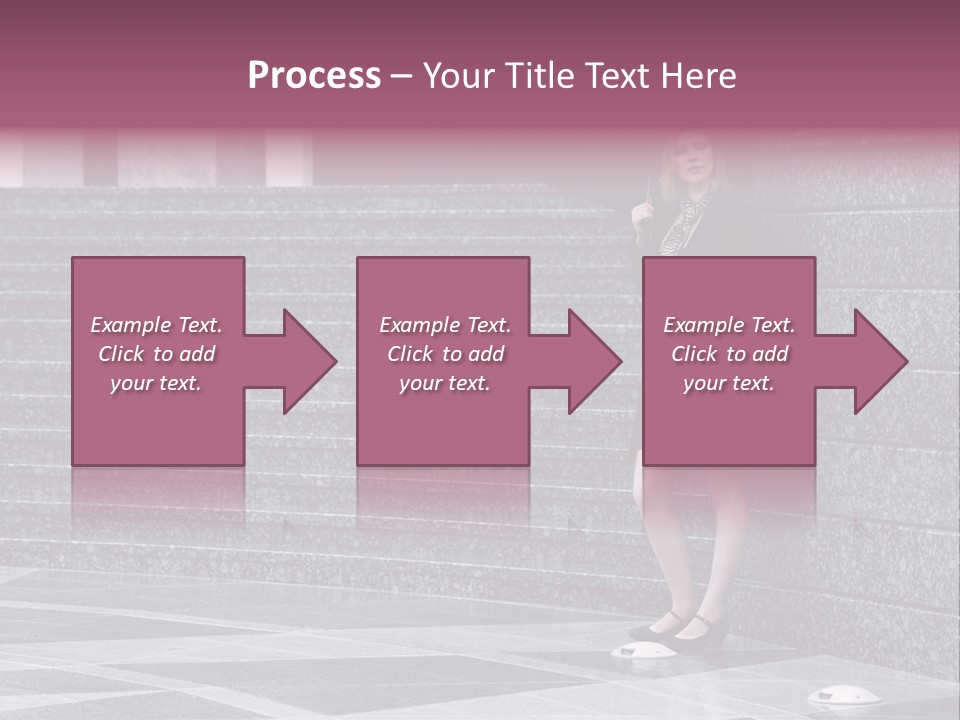 Beautiful Lonely Pensive PowerPoint Template