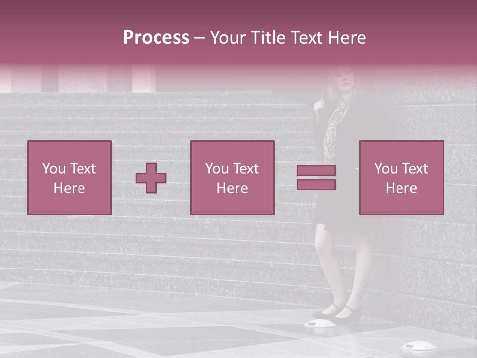 Beautiful Lonely Pensive PowerPoint Template