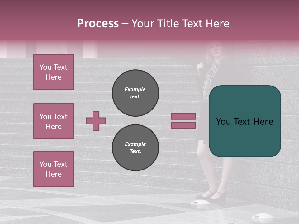 Beautiful Lonely Pensive PowerPoint Template