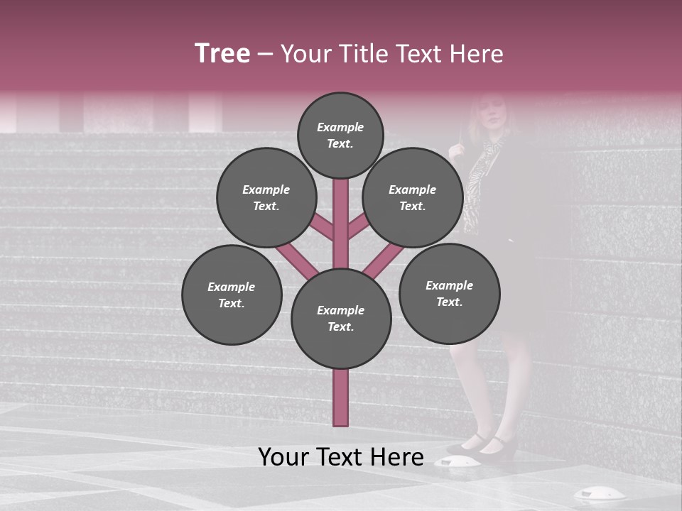 Beautiful Lonely Pensive PowerPoint Template