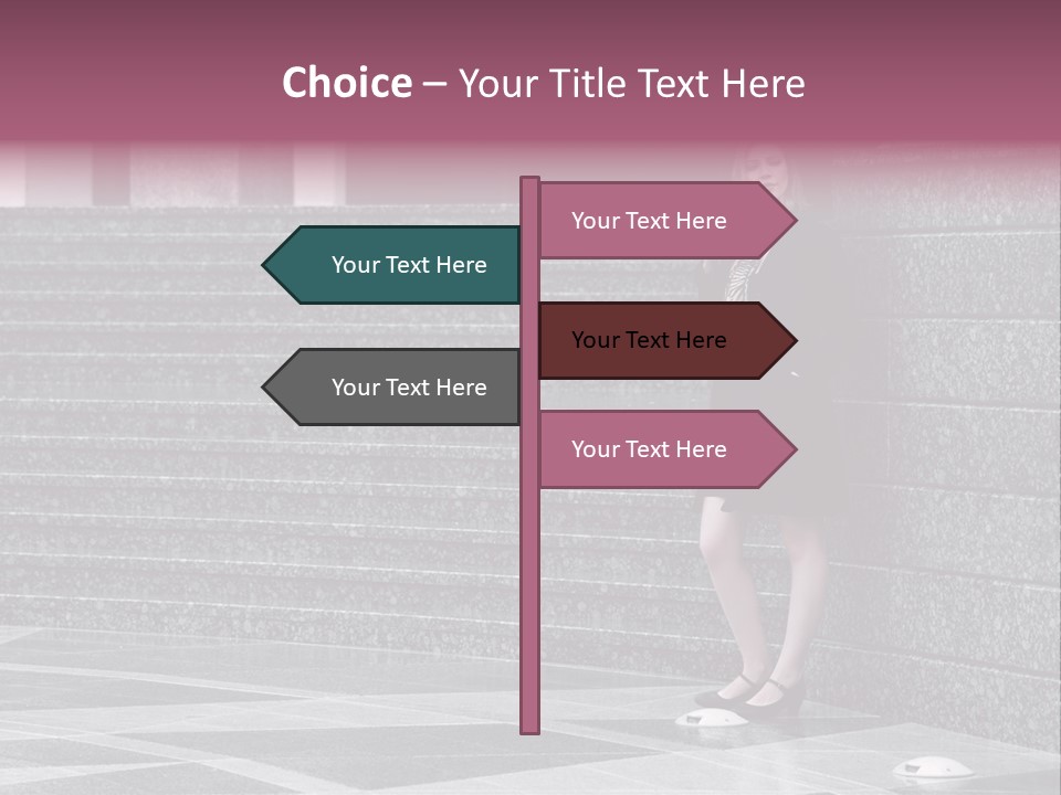 Beautiful Lonely Pensive PowerPoint Template