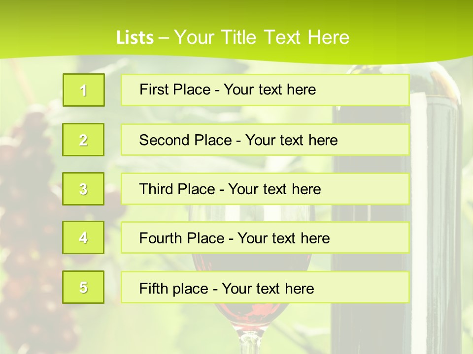 Food Glass Sweet PowerPoint Template