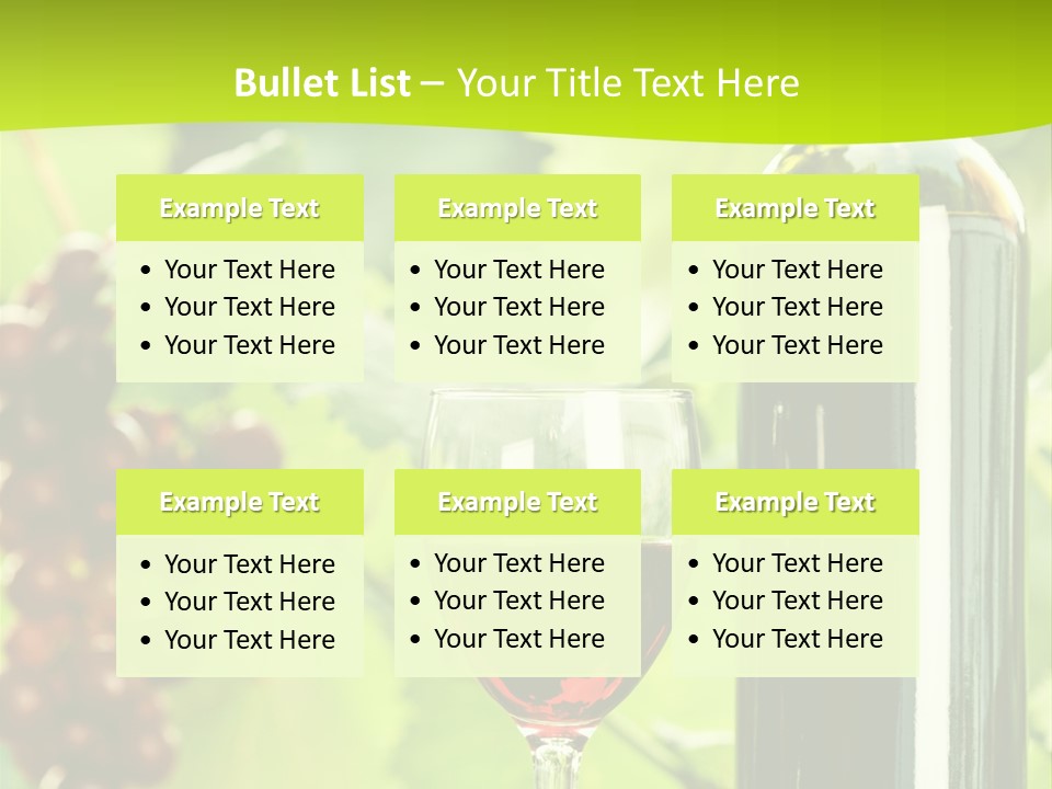 Food Glass Sweet PowerPoint Template