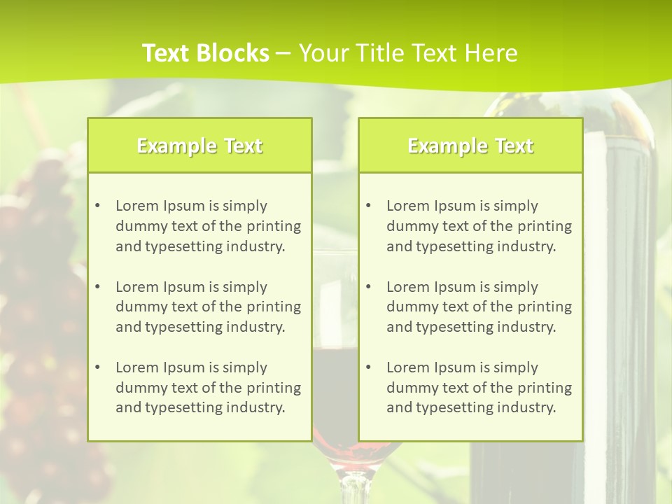 Food Glass Sweet PowerPoint Template