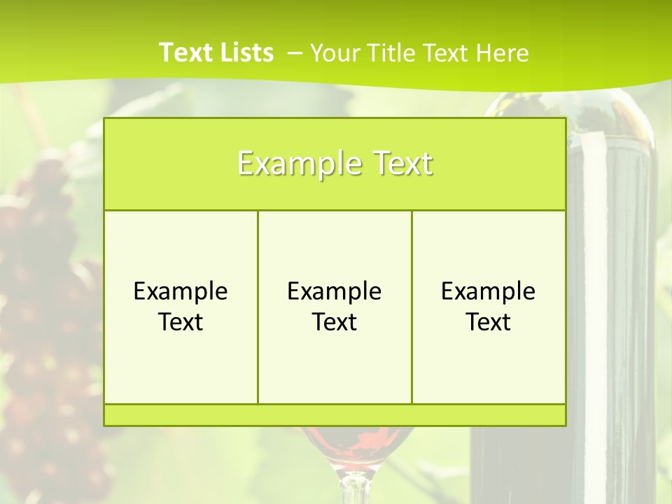 Food Glass Sweet PowerPoint Template