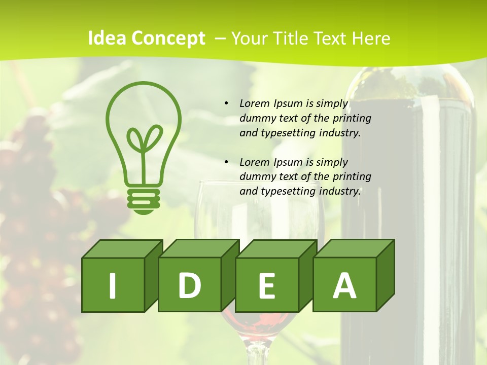 Food Glass Sweet PowerPoint Template