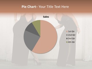 Twins Dress Long PowerPoint Template