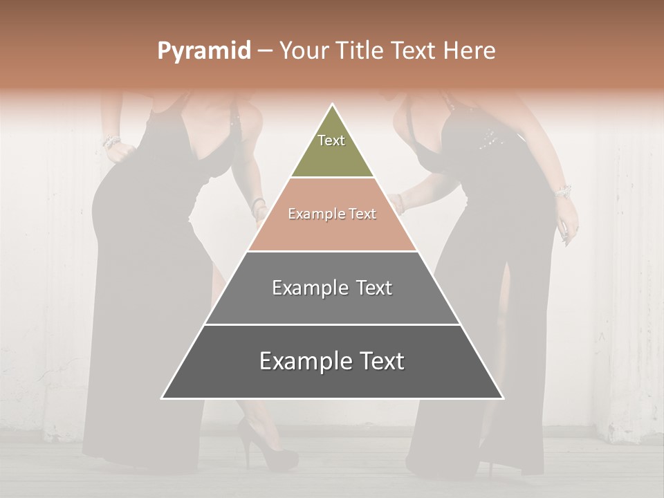 Twins Dress Long PowerPoint Template