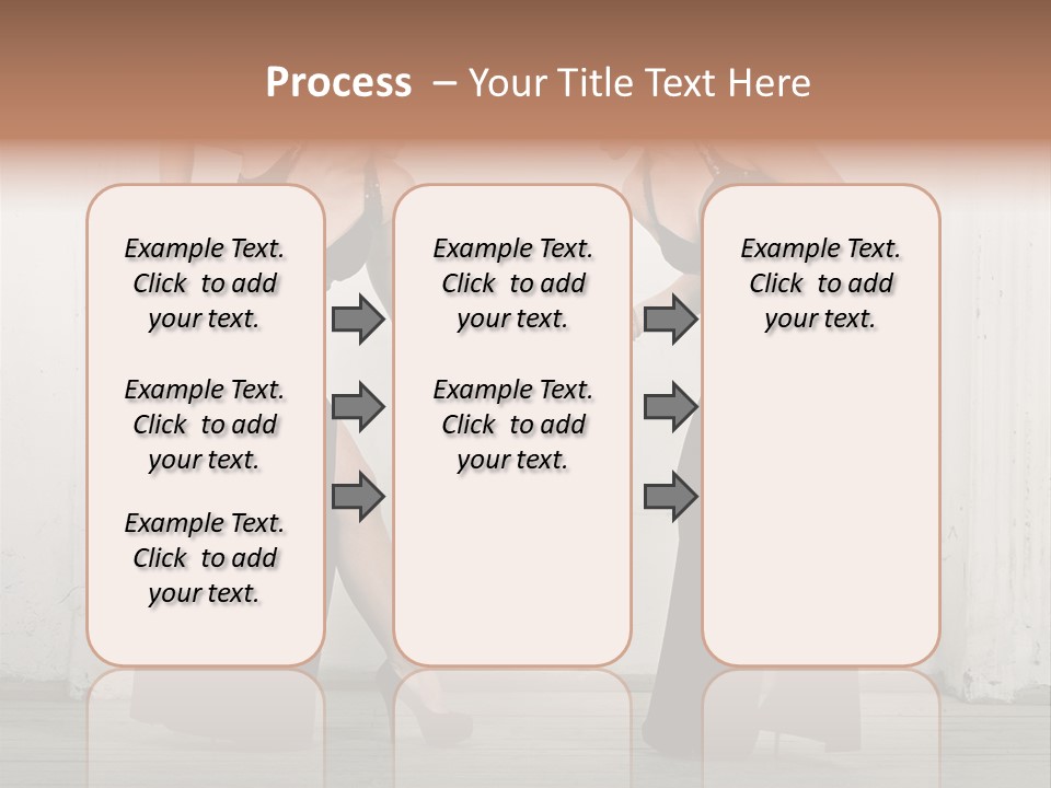 Twins Dress Long PowerPoint Template