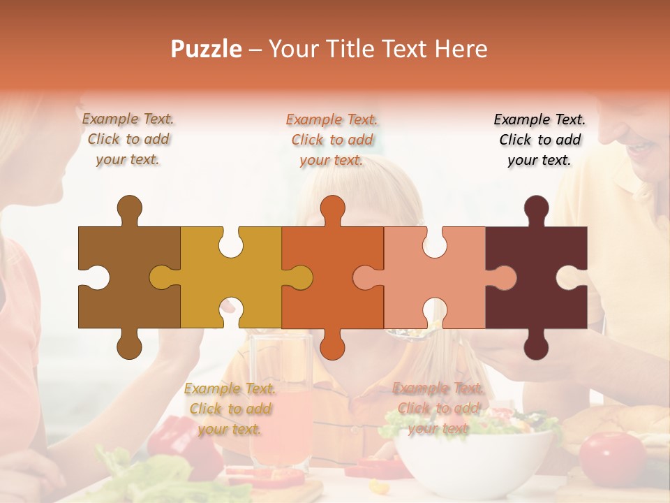 Food Group Kid PowerPoint Template