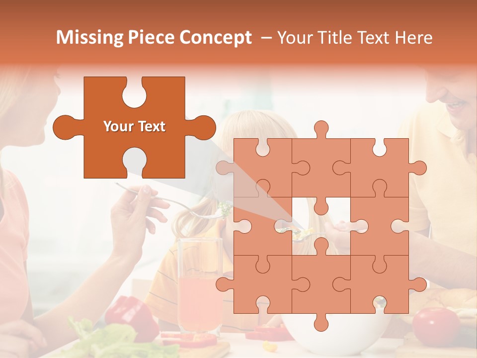 Food Group Kid PowerPoint Template