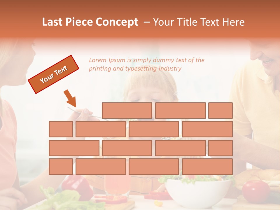 Food Group Kid PowerPoint Template