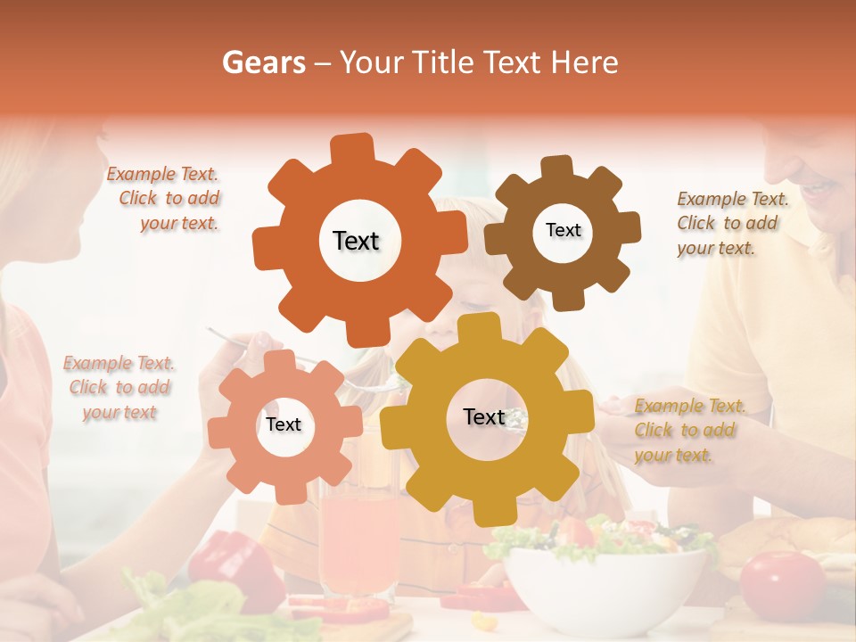 Food Group Kid PowerPoint Template