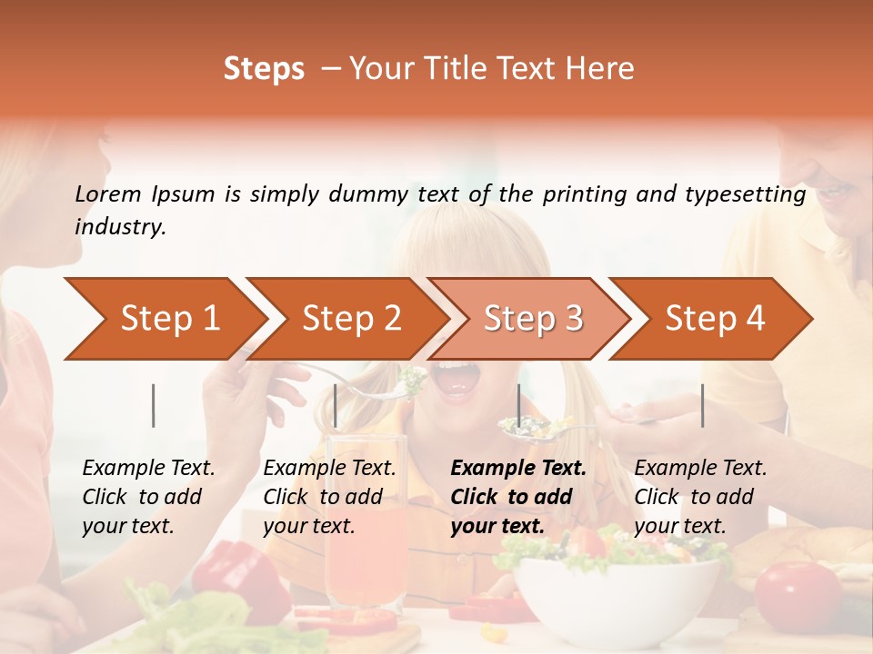 Food Group Kid PowerPoint Template