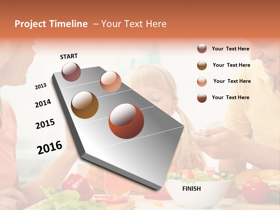 Food Group Kid PowerPoint Template