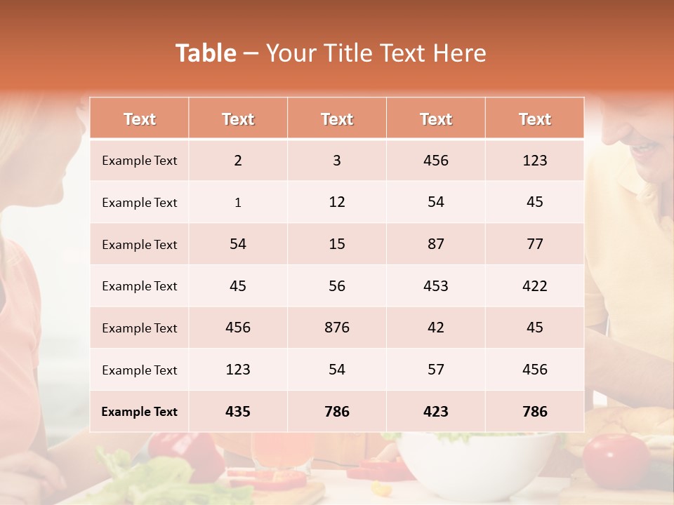 Food Group Kid PowerPoint Template