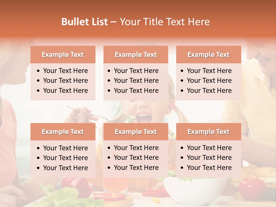 Food Group Kid PowerPoint Template