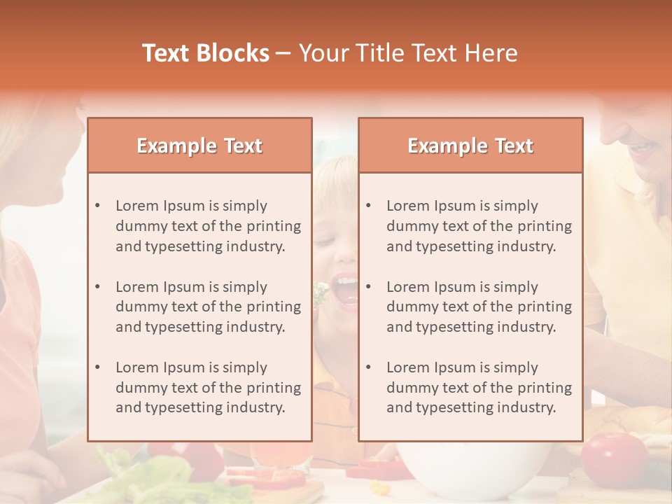 Food Group Kid PowerPoint Template