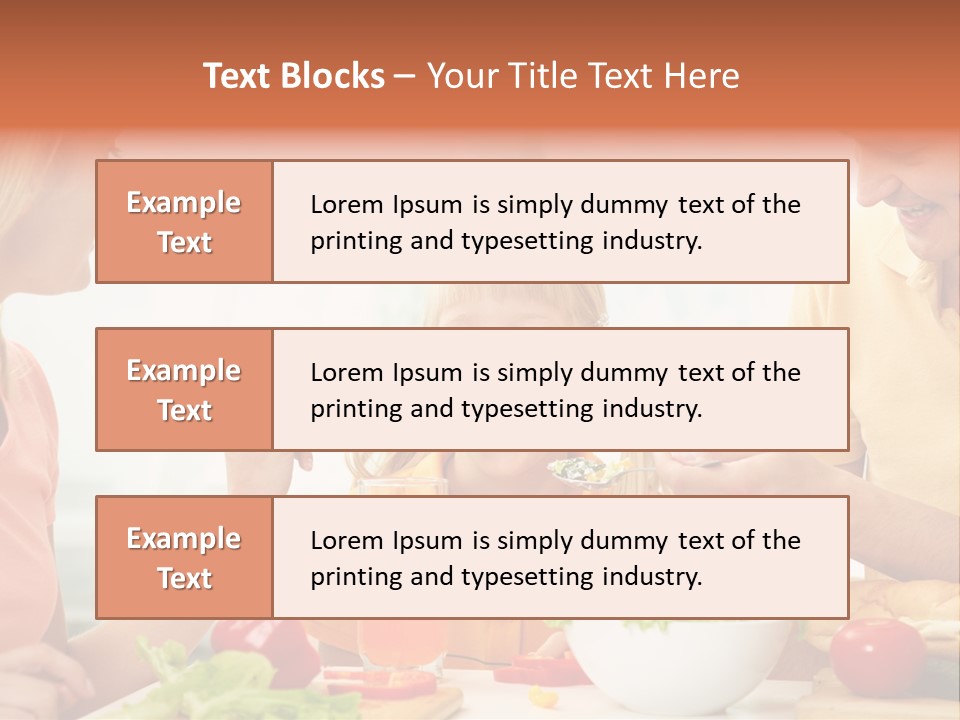 Food Group Kid PowerPoint Template