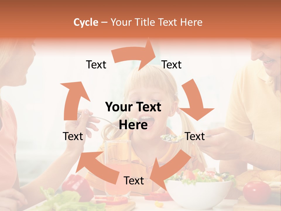 Food Group Kid PowerPoint Template