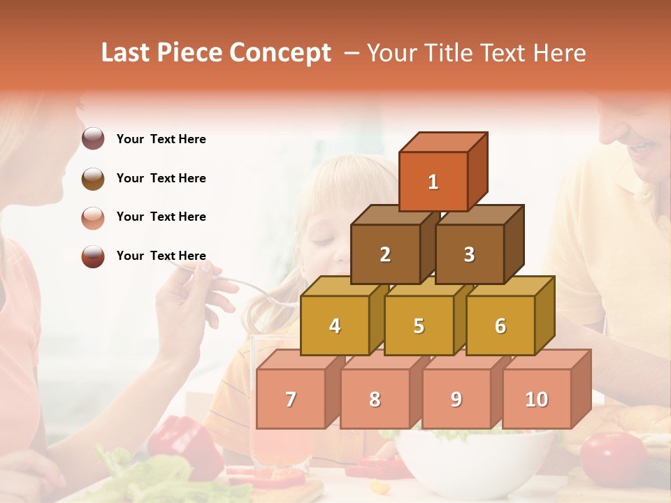 Food Group Kid PowerPoint Template