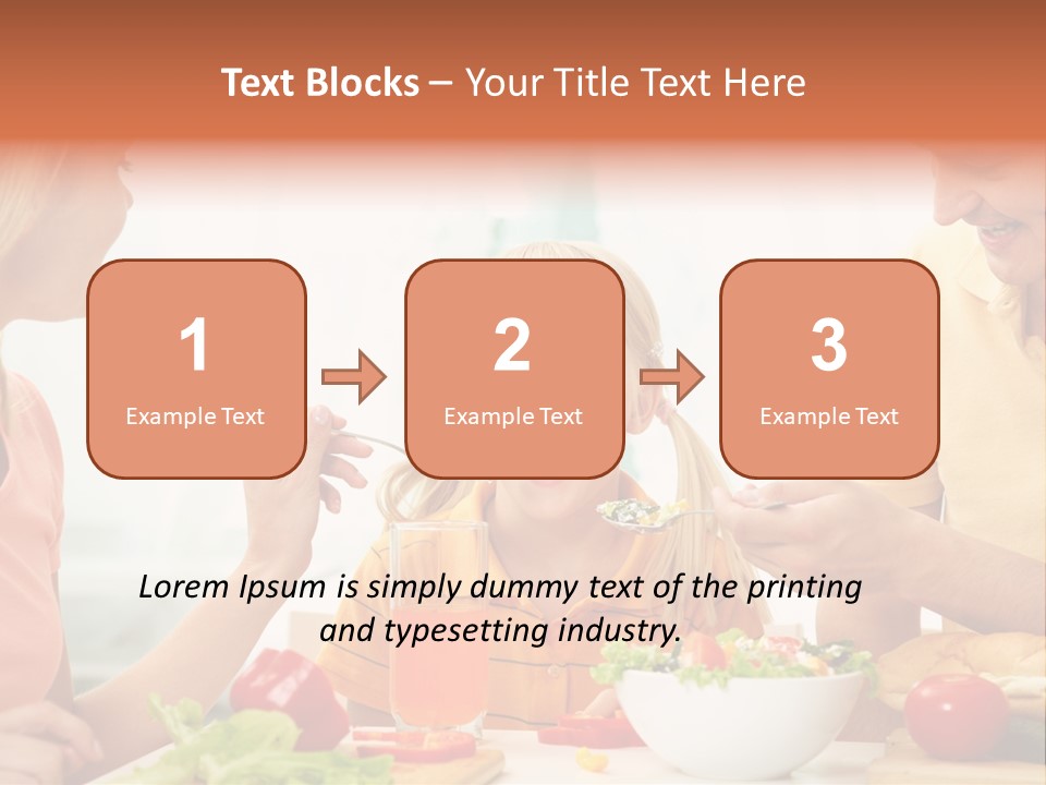 Food Group Kid PowerPoint Template