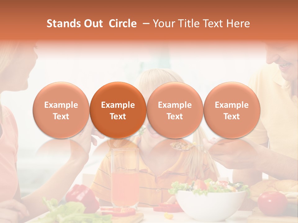 Food Group Kid PowerPoint Template