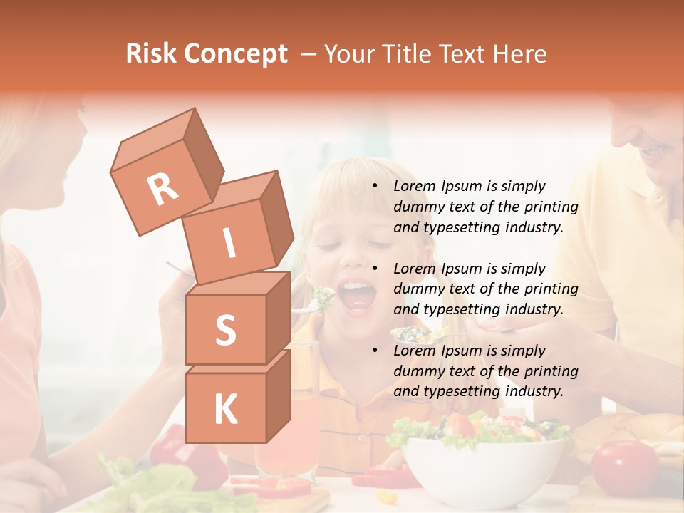 Food Group Kid PowerPoint Template