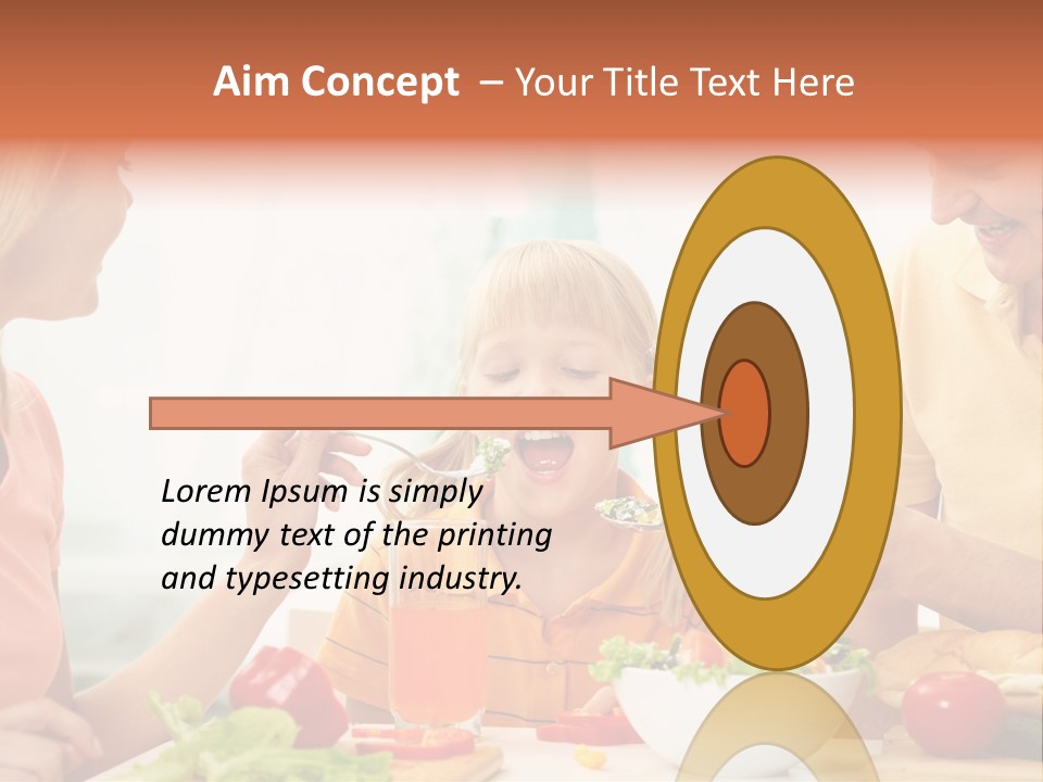 Food Group Kid PowerPoint Template