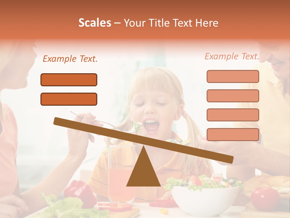 Food Group Kid PowerPoint Template