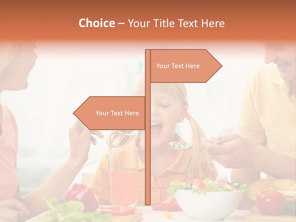 Food Group Kid PowerPoint Template