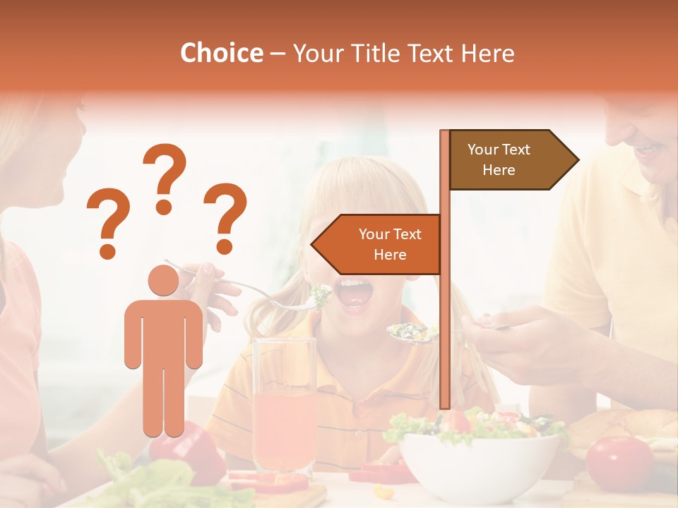 Food Group Kid PowerPoint Template