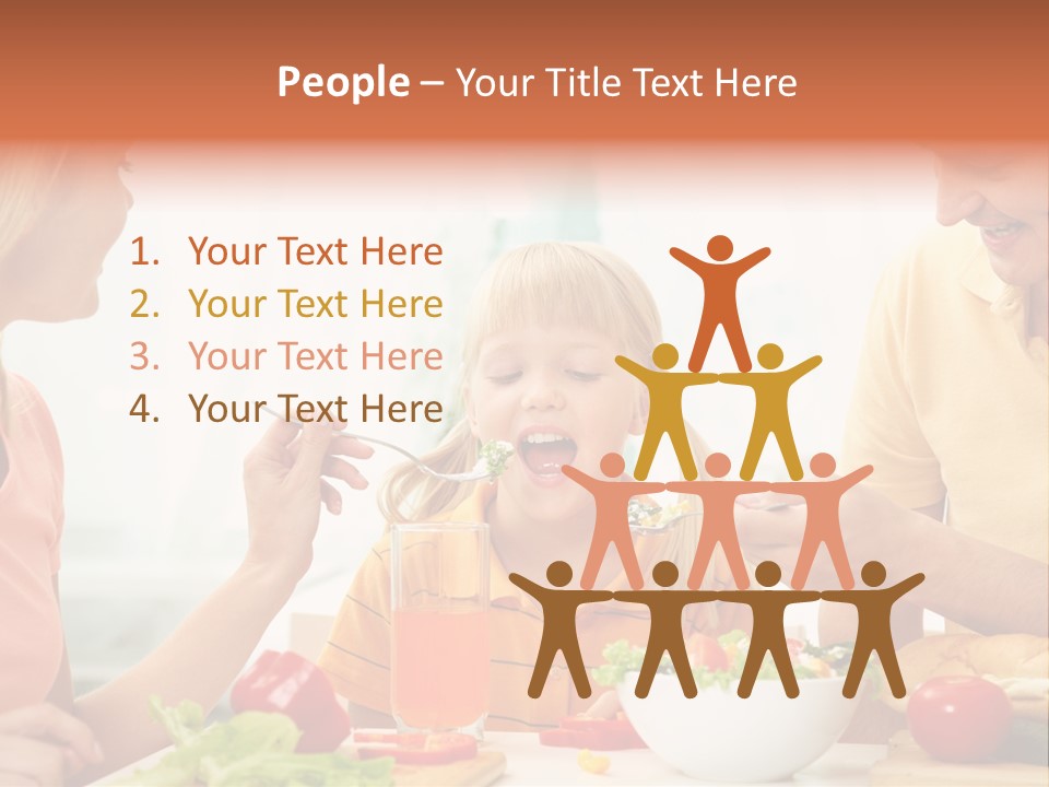 Food Group Kid PowerPoint Template