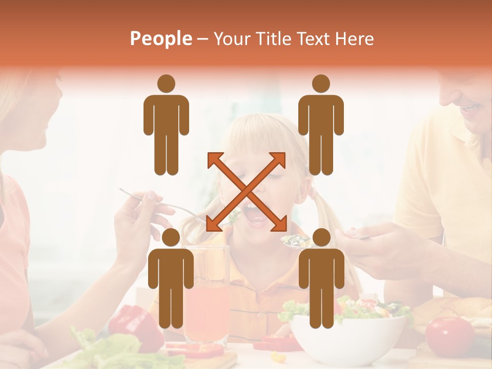 Food Group Kid PowerPoint Template